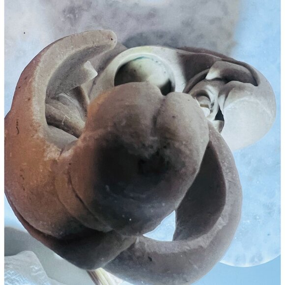 Nativity Jesus Mary and Baby Sandstone Candle Holder Figurine Sculpture Faith - Picture 6 of 7